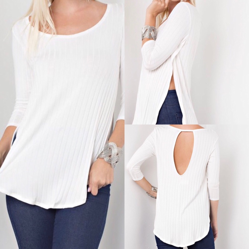 A woman’s long sleeve top